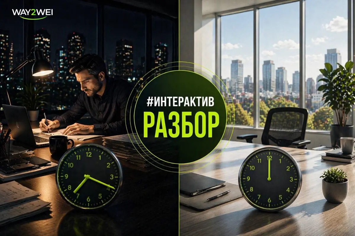 Спасибо всем участникам #Интерактив\разбор
⏰ Пришло время узнать, какой из вариантов был наиболее верным, если смотреть на ситуацию с точки зрения долгосрочной пользы для бизнеса, продуктивности и бла... | Сетка — социальная сеть от hh.ru