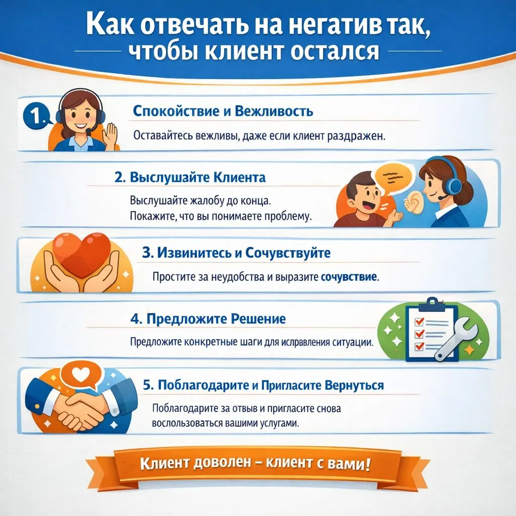 Как отвечать на негатив, чтобы клиент остался | Сетка — социальная сеть от hh.ru