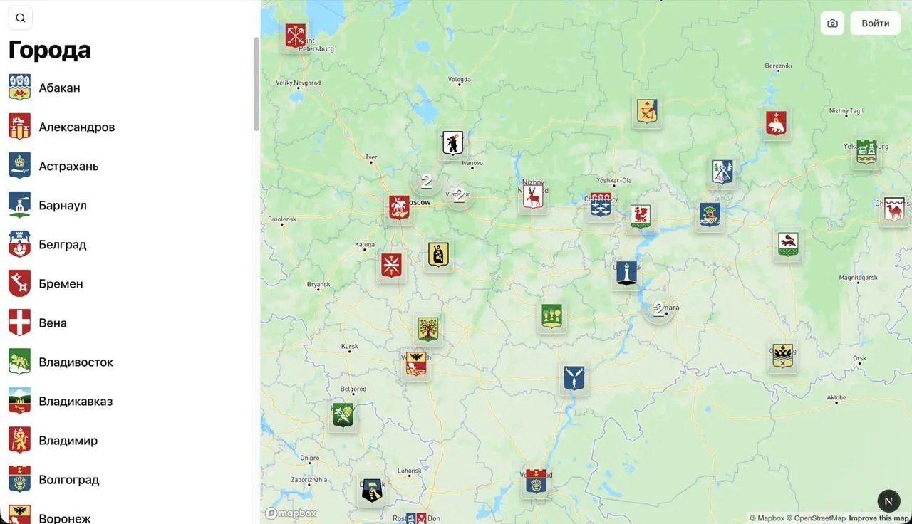 Так как я был в отпуске, то почти не занимался проектом. Закрыл пару небольших багов и прикрутил кластеризацию к городам. Теперь тут работает так же, как и в маршрутах | Сетка — социальная сеть от hh.ru