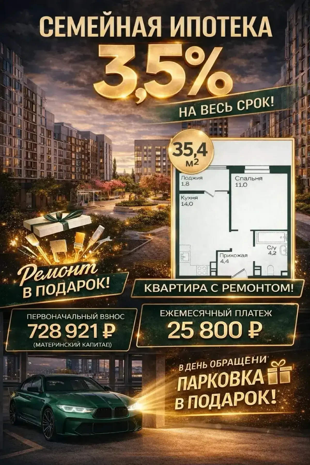 🎁 Выбирай квартиру набирай подарка | Сетка — социальная сеть от hh.ru
