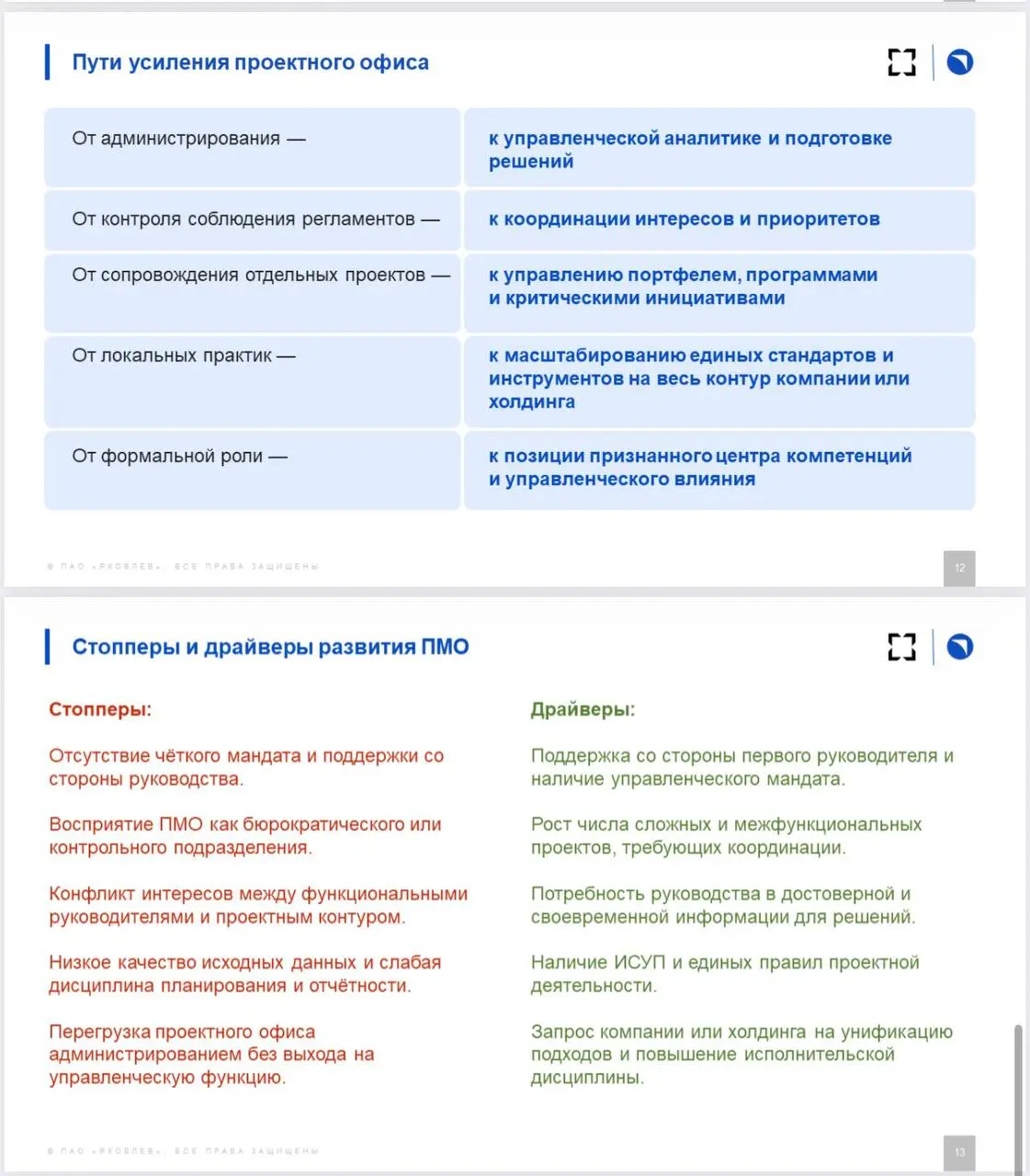 Сильный проектный офис в сравнение с обычным.
На канале у моего коллеги Антона Субчева - интересные материалыс конференции Advanta про проектные офисы | Сетка — социальная сеть от hh.ru
