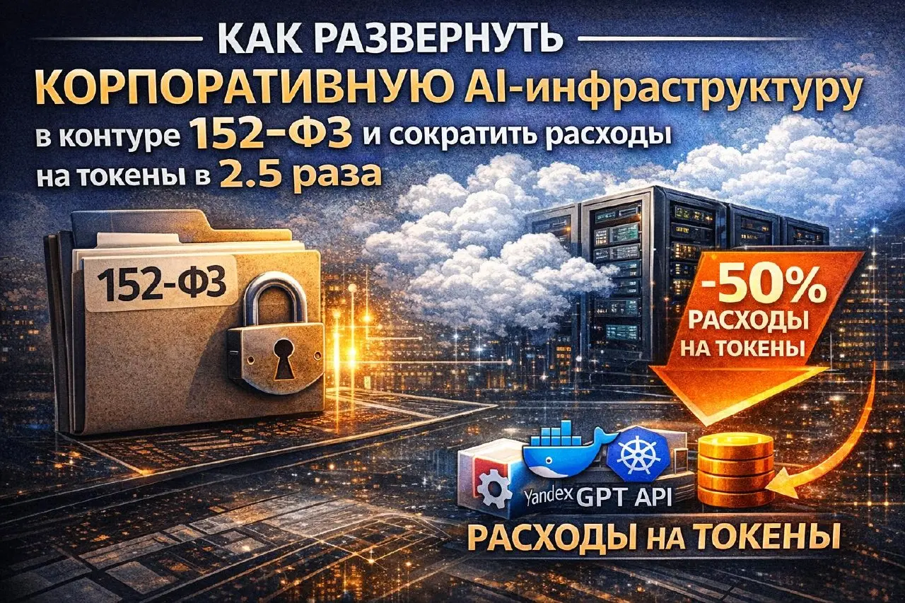 ⚡️Кейс: Переезд на отечественный AI-стек. Как мы внедрили ИИ в контур 152-ФЗ и сэкономили 30% бюджета
Стоимость в месяц: от ~5 000 руб | Сетка — социальная сеть от hh.ru