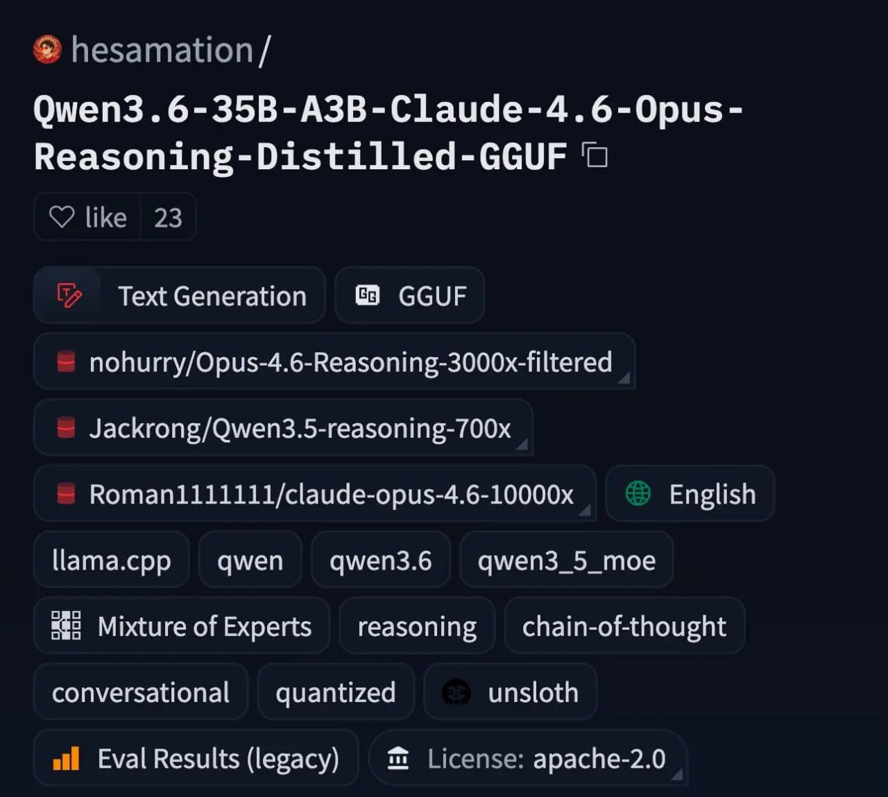 Бесплатный Opus 4.6. Умники дообучили Qwen 3.6 на данных Claude.
Особенности:
➖ 36 млрд параметров; качество кода и аналитики как у оригинала | Сетка — социальная сеть от hh.ru