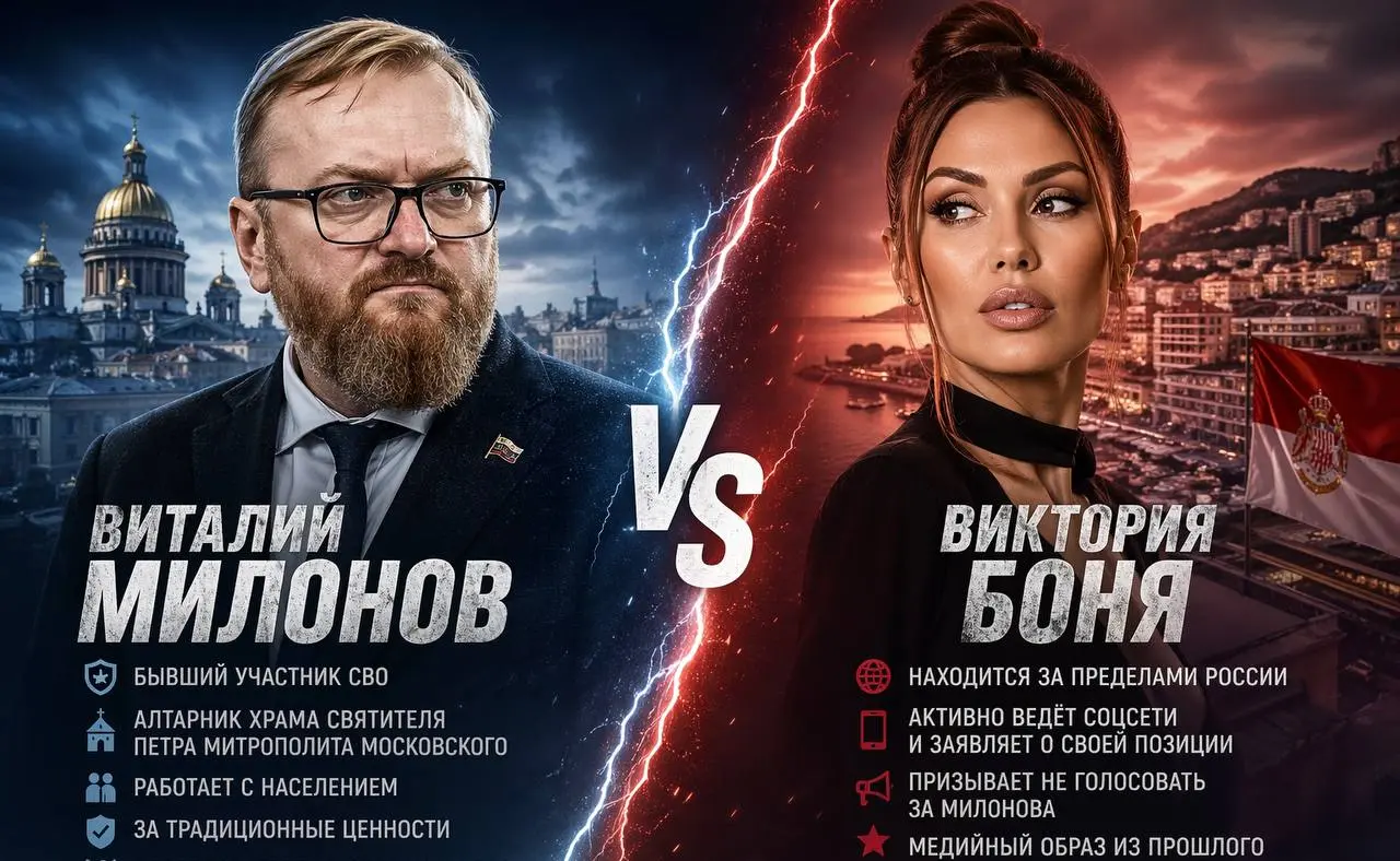🆚 Боня vs Милонов
📍 Наблюдаю, как Виктория Боня активно призывает жителей Санкт-Петербурга не голосовать за Виталий Милонов | Сетка — социальная сеть от hh.ru