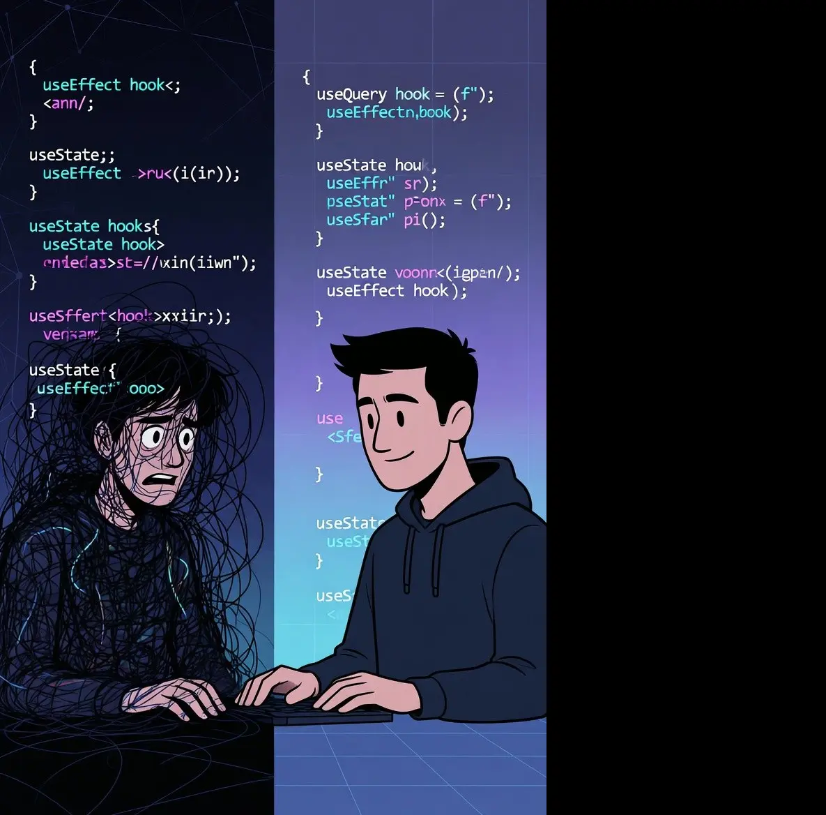 TanStack Query: как я убрал 40% клиентского стейта | Сетка — социальная сеть от hh.ru