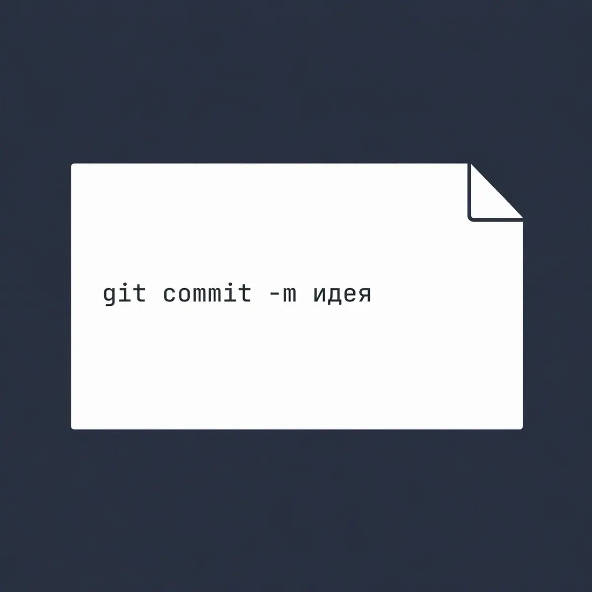 Незакоммичено