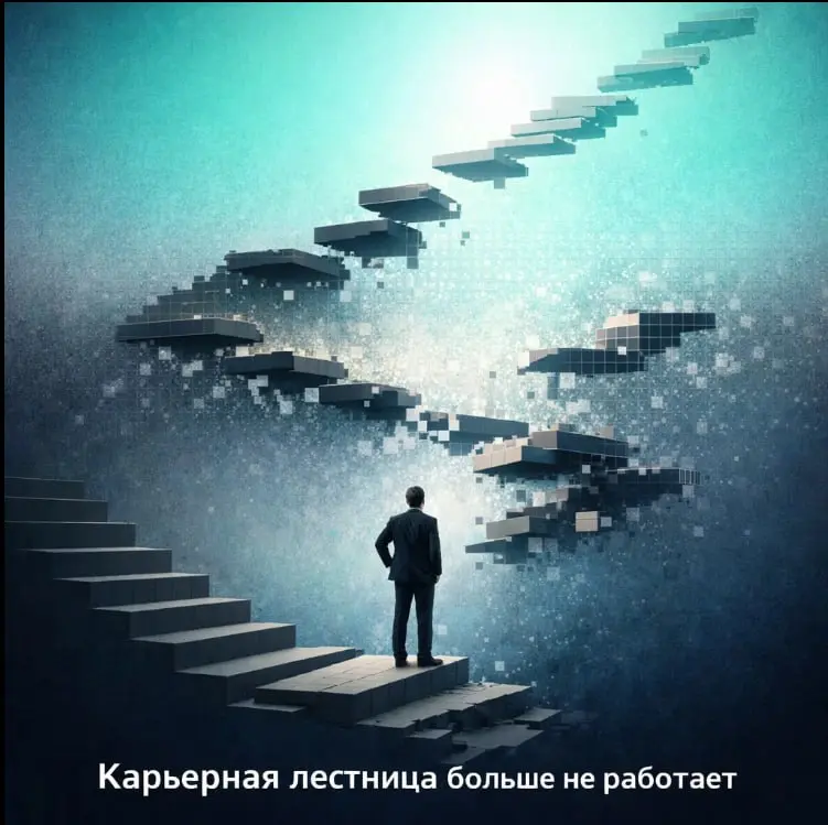 Куда исчезает “средний класс” на рынке труда — и при чем здесь ИИ
Сейчас довольно популярное объяснение того, что происходит с работой:
«ИИ забирает рабочие места»
Звучит логично | Сетка — социальная сеть от hh.ru