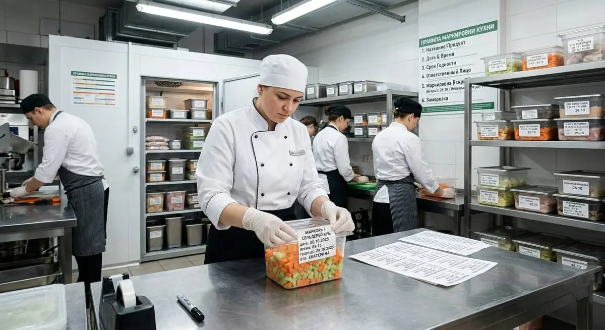 Не знаете куда сходить
Сходите на кухню!
Рекомендации по маркировке продуктов на кухне, особенно в контексте соблюдения санитарных норм и правил безопасности | Сетка — социальная сеть от hh.ru