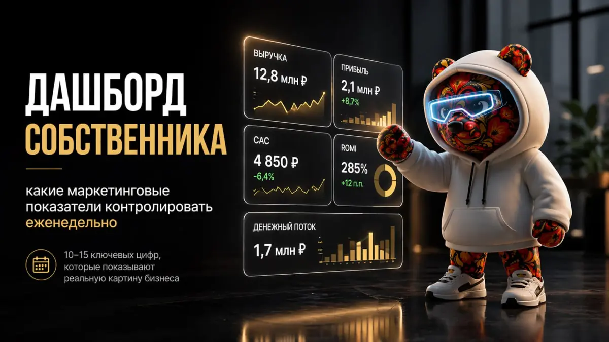 В статье собрали, какие маркетинговые показатели собственнику стоит смотреть каждую неделю, чтобы контролировать не активность, а деньги | Сетка — социальная сеть от hh.ru
