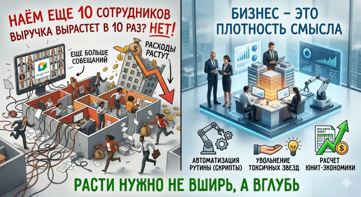 Перестаньте масштабировать хаос. | Сетка — социальная сеть от hh.ru