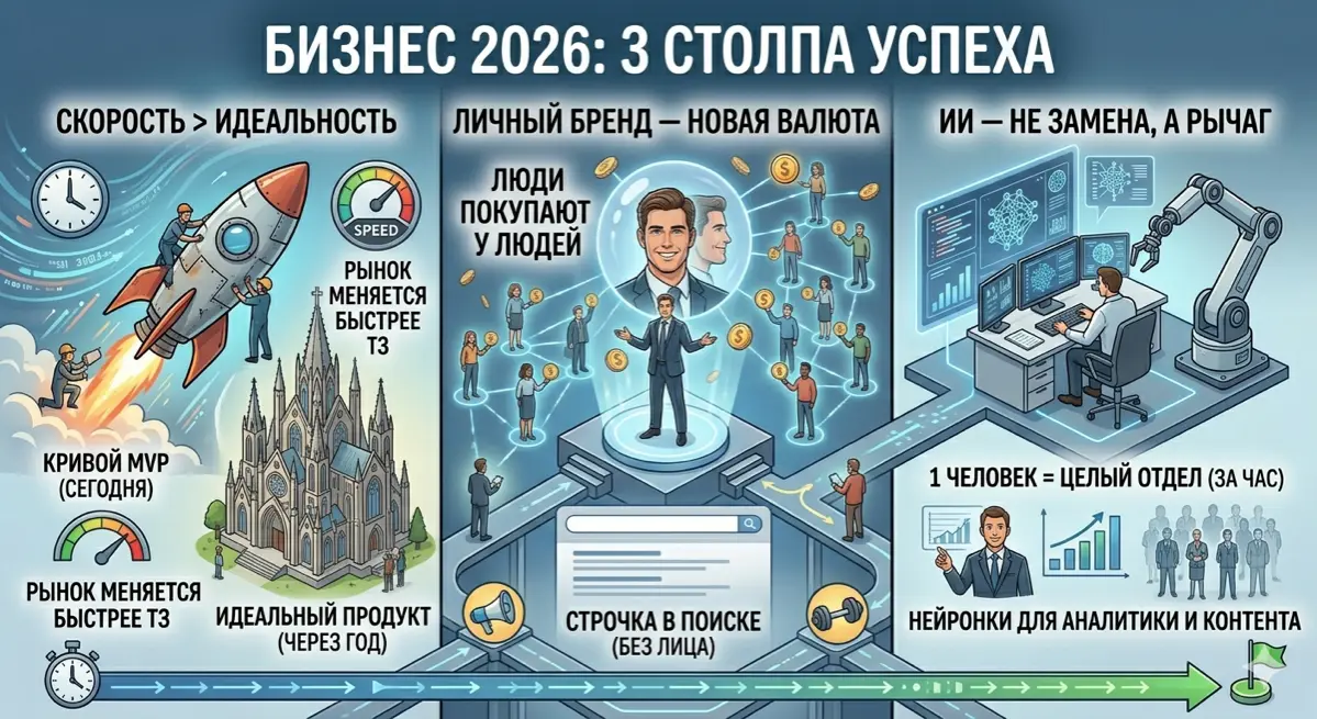 Бизнес в 2026 году — это... | Сетка — социальная сеть от hh.ru
