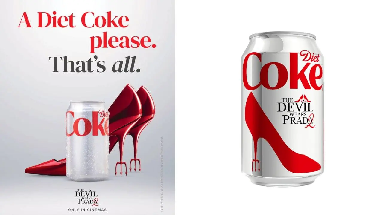 Вау! К выходу фильма «Дьявол носит Prada 2» Coca-Cola сделала крутой спешл Diet Coke | Сетка — социальная сеть от hh.ru