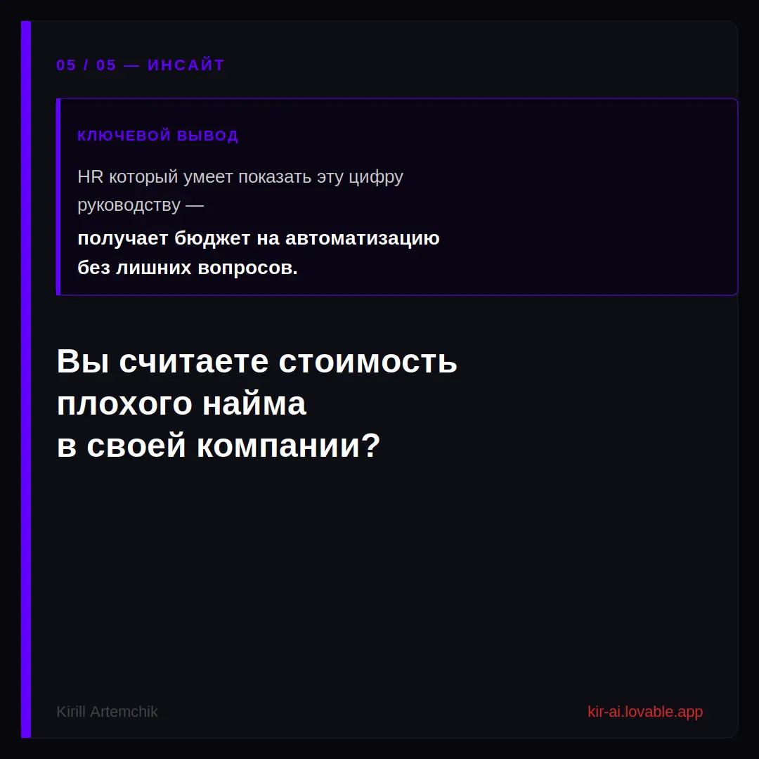 Один неудачный найм обходится компании до 200% | Сетка — социальная сеть от hh.ru