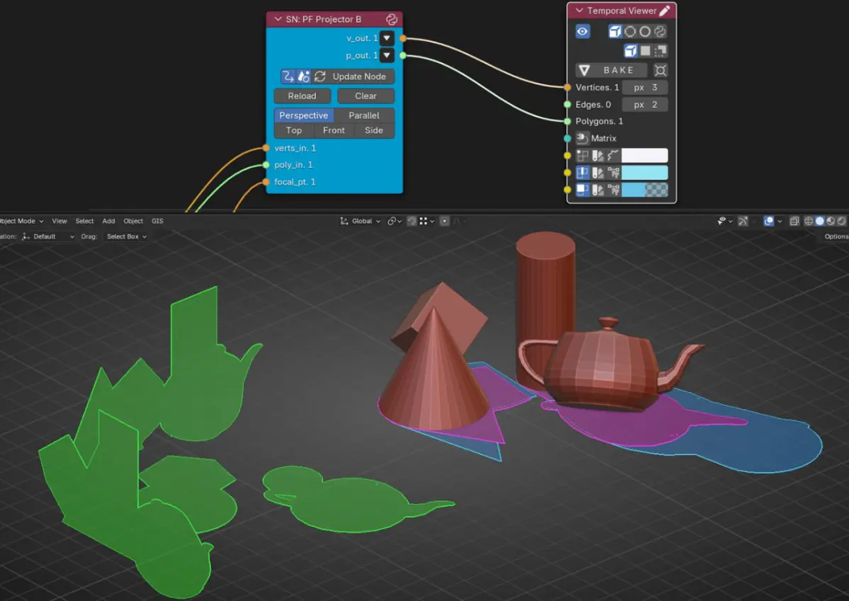Проекция в Blender | Сетка — социальная сеть от hh.ru