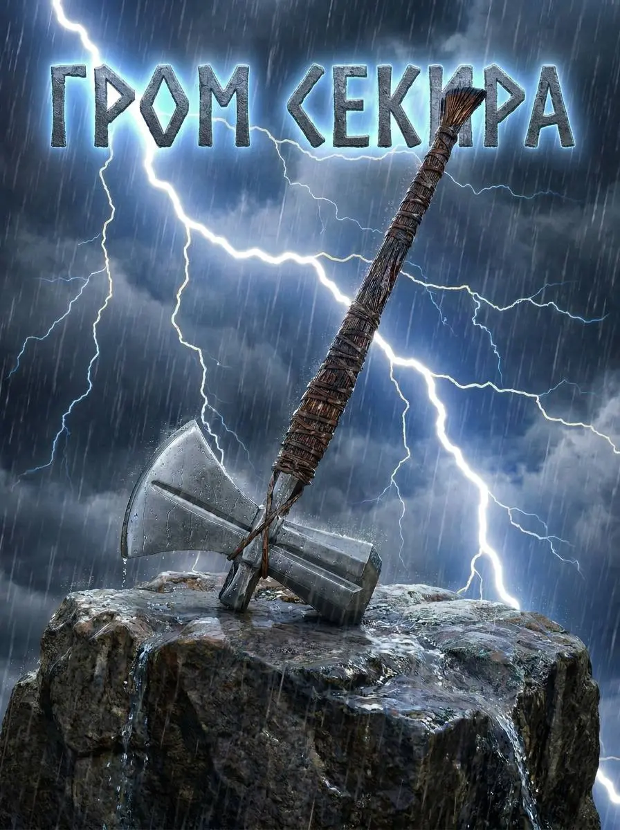 Гром секира - магический молот-топор, используемый Тором. ⚡️ Он был выкован из Уру в сердце умирающей звезды на Нидавеллире. Эйтри говорил, что это самое мощное оружие в истории Асгарда | Сетка — социальная сеть от hh.ru