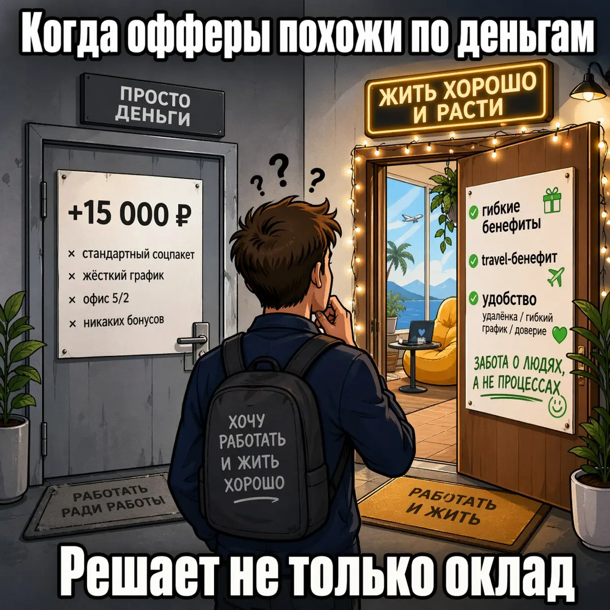 Деньги или бенефиты: что сильнее удерживает | Сетка — социальная сеть от hh.ru