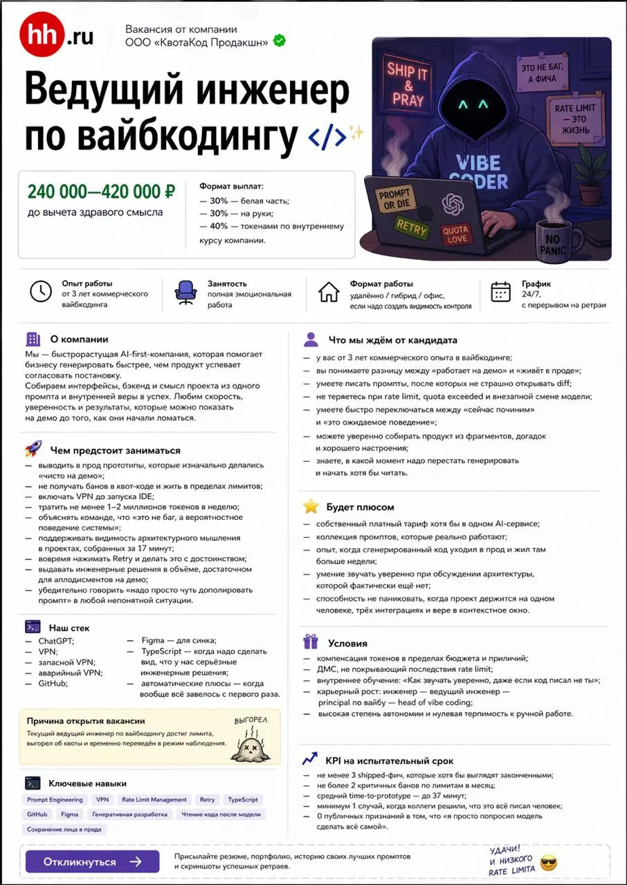 Раз такая пьянка пошла | Сетка — социальная сеть от hh.ru