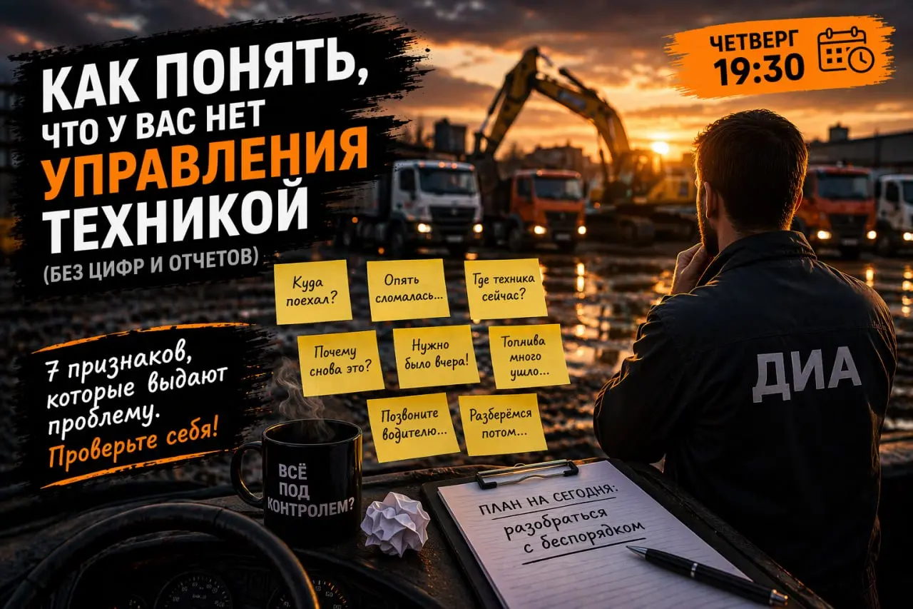 Как понять, что у вас нет управления техникой (без цифр и отчетов)
Честно: большинству компаний не нужны сложные отчеты, чтобы понять проблему.
Достаточно посмотреть, как у вас реально всё происходит | Сетка — социальная сеть от hh.ru