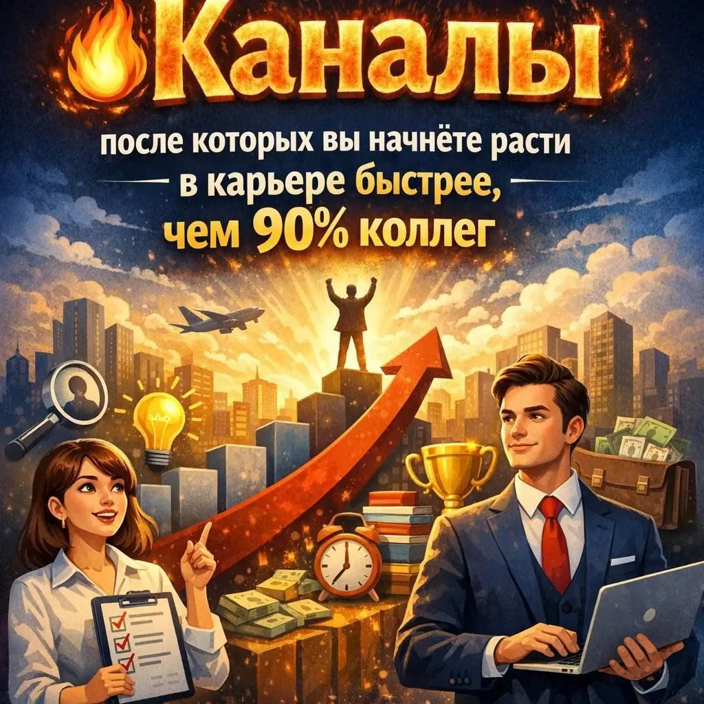 🔥 Каналы, после которых вы начнёте расти в карьере быстрее, чем 90% коллег
Если вам кажется, что повышения получают не самые умные, а самые “удобные”,
если вы устали от бесполезных советов про успех,
... | Сетка — социальная сеть от hh.ru
