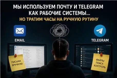 Почта и Telegram съедают часы ручной работы... | Сетка — социальная сеть от hh.ru