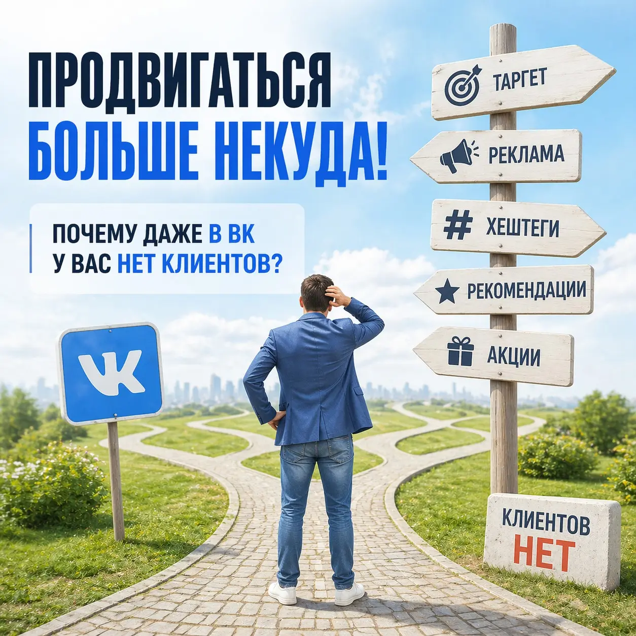 Продвигаться больше негде! Почему даже в ВК нет клиентов? | Сетка — социальная сеть от hh.ru