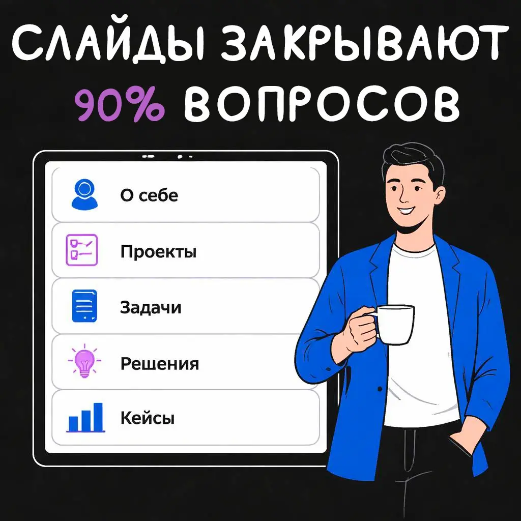 ЛАЙФХАК: Презентацию портфолио на собеседовании. | Сетка — социальная сеть от hh.ru