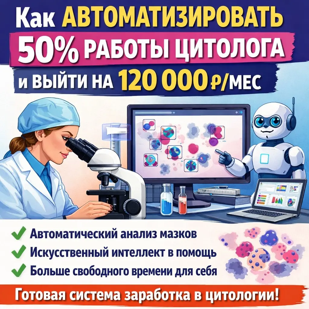 Как автоматизировать 50% работы цитолога | Сетка — социальная сеть от hh.ru
