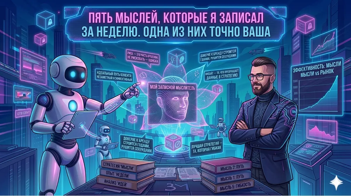 Пять мыслей, которые я записал за неделю 📝 | Сетка — социальная сеть от hh.ru