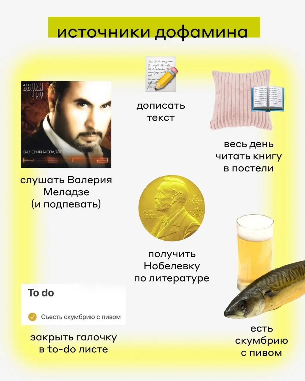 Дофамин и др. "ины" для успешной работы и написания текстов | Сетка — социальная сеть от hh.ru