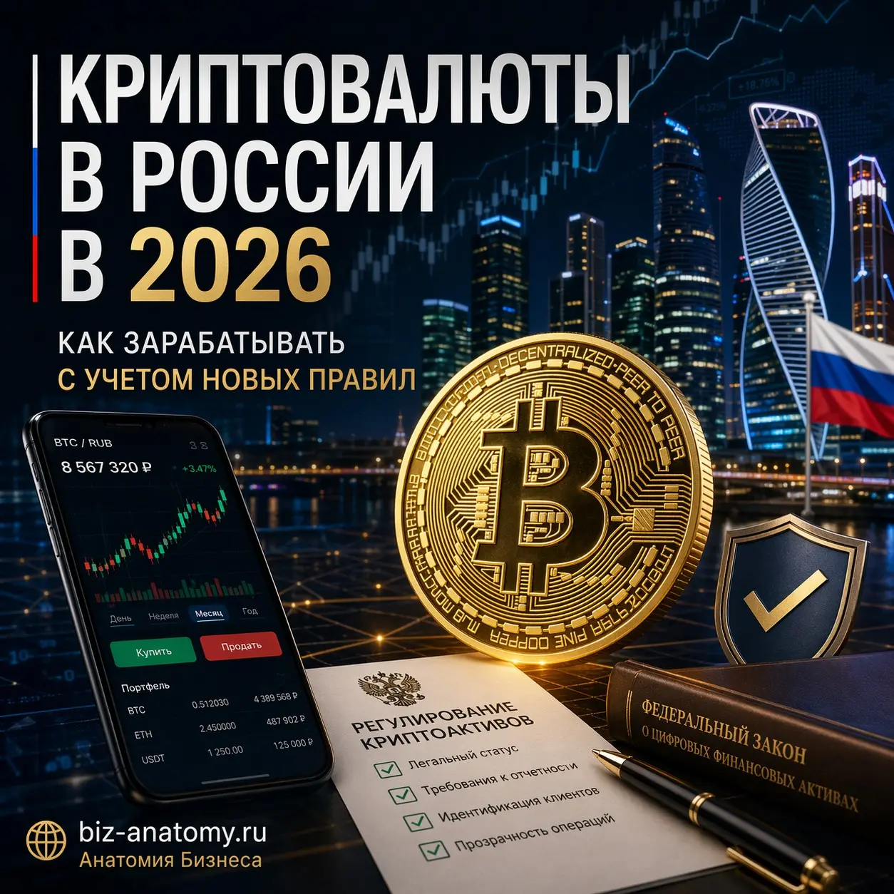 Криптовалюты в России в 2026 году: как зарабатывать с учётом | Сетка — социальная сеть от hh.ru