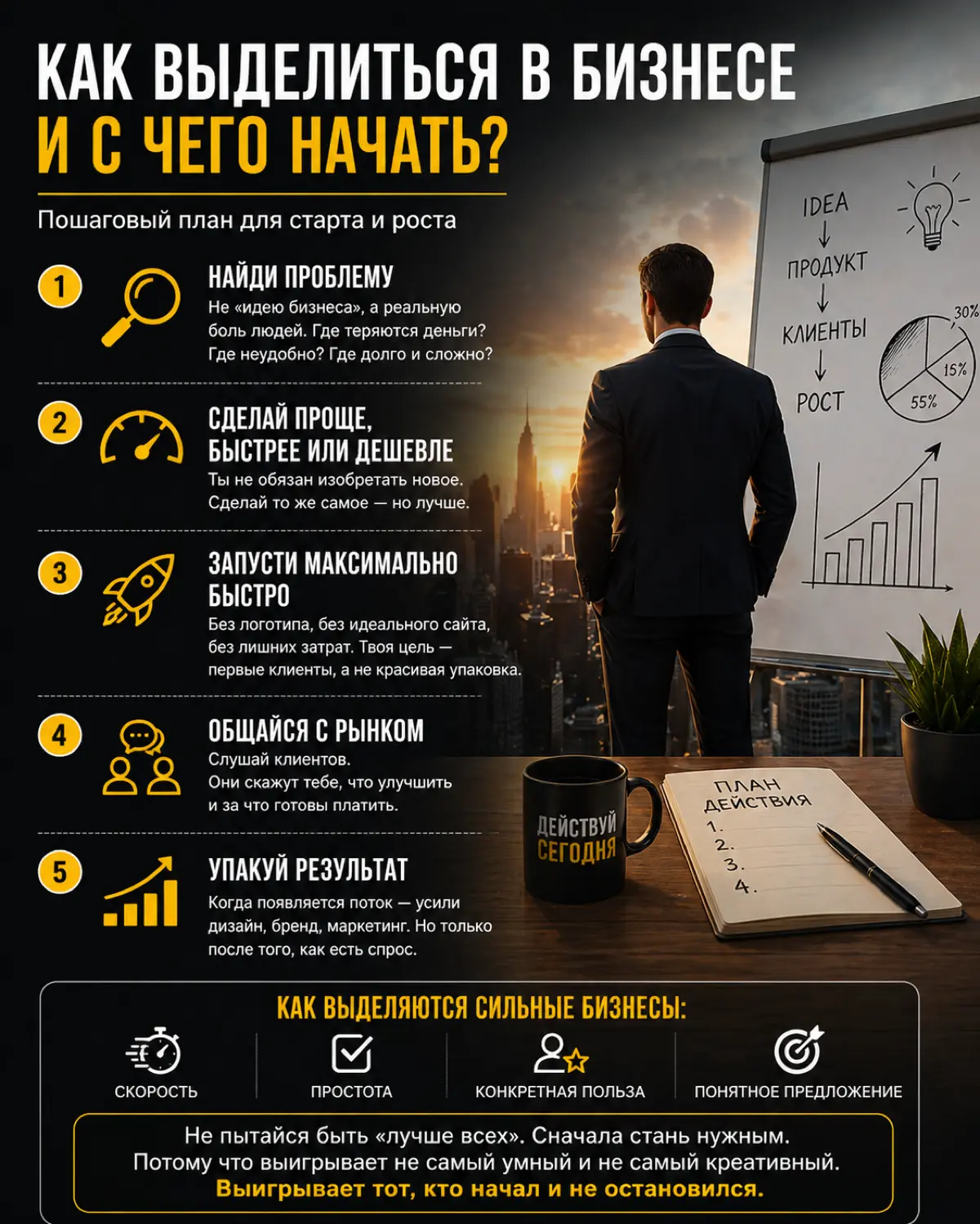 Как выделиться в бизнесе и с чего начать? | Сетка — социальная сеть от hh.ru