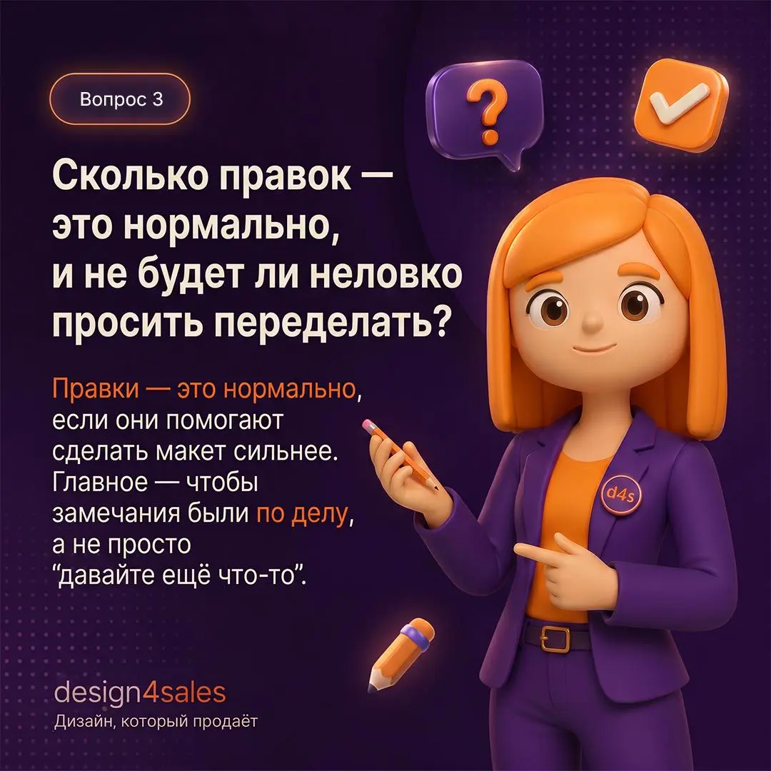 😶‍🌫️ 3 вопроса дизайнеру, которые многие стесняются задать
Иногда человек уже понимает, что ему нужен дизайн, но всё равно тянет с сообщением.
Не потому что задача не важная | Сетка — социальная сеть от hh.ru