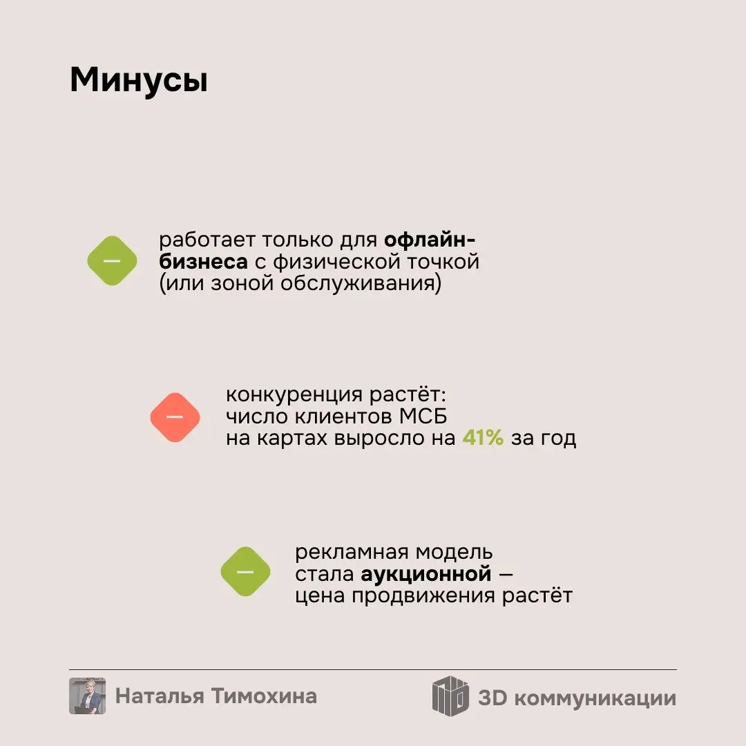 В последний год стали крайне популярны геосервисы (Яндекс, 2ГИС): видно всё больше оформленных карточек товара | Сетка — социальная сеть от hh.ru