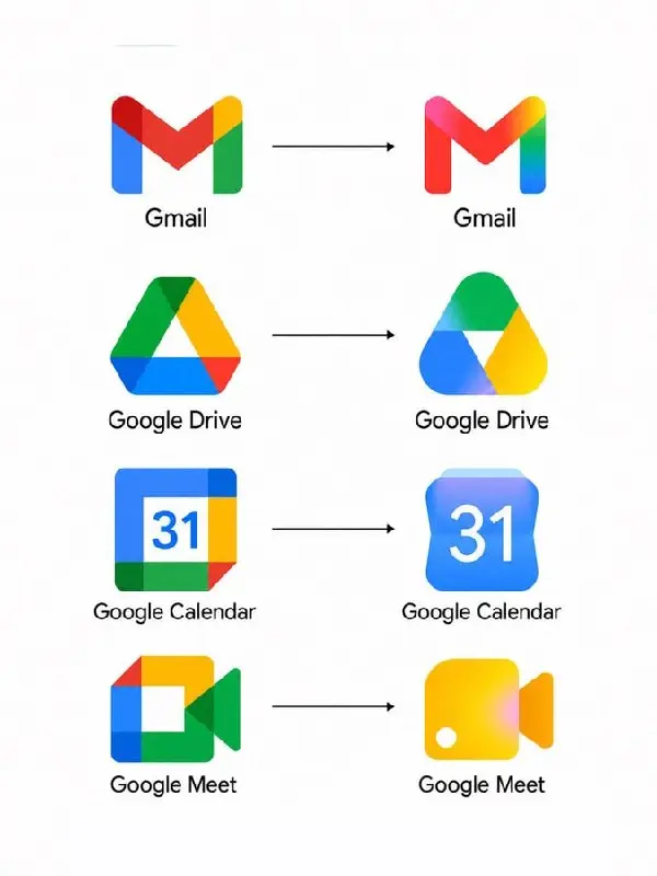 Ого, кто-то смог донести до Google идею о том, что если сделать иконки неодинаковыми, то их будет легче считывать и различать? 🤷🏻 | Сетка — социальная сеть от hh.ru