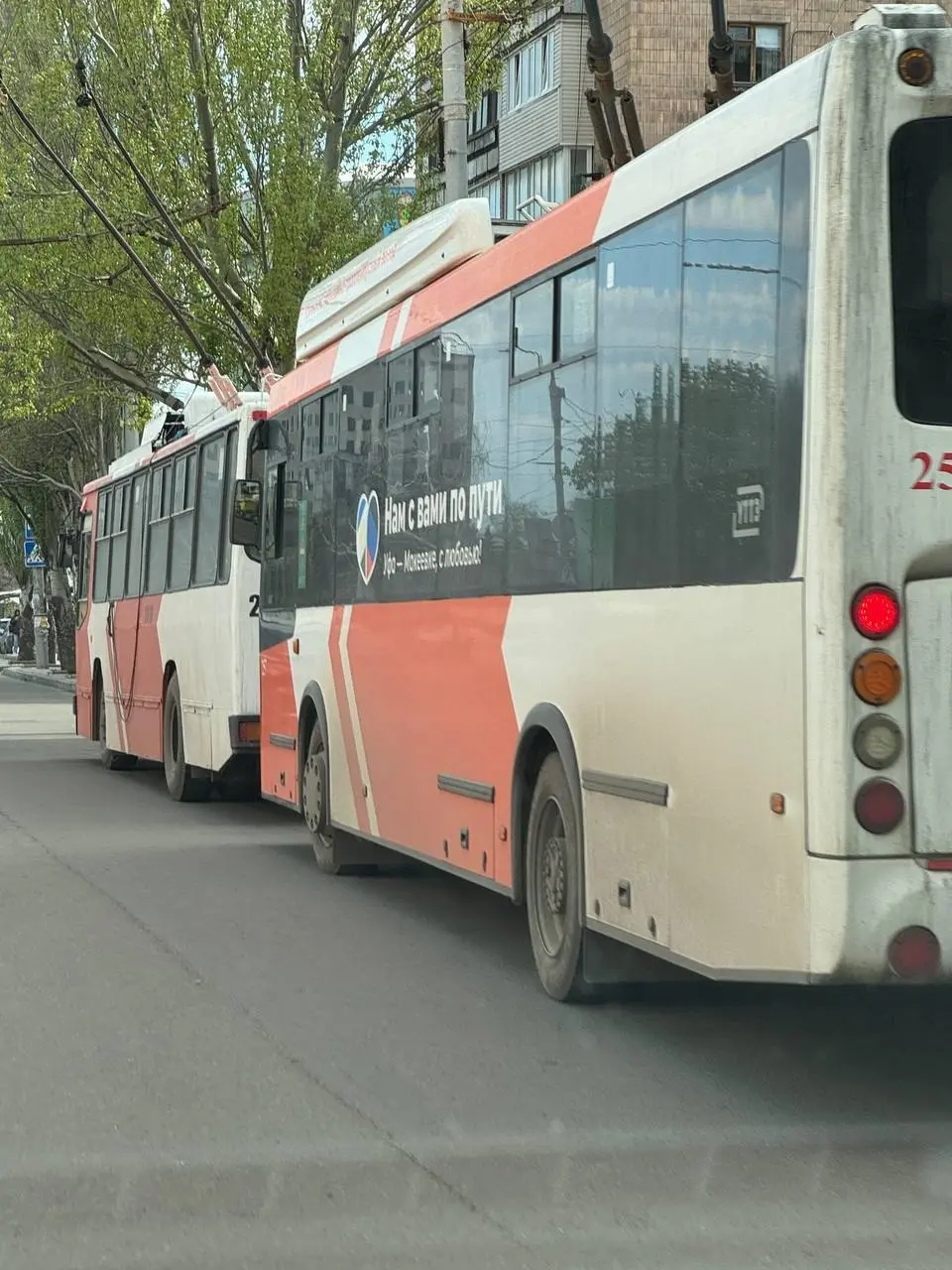 😯 В Макеевке заметили новенькие троллейбусы. | Сетка — социальная сеть от hh.ru