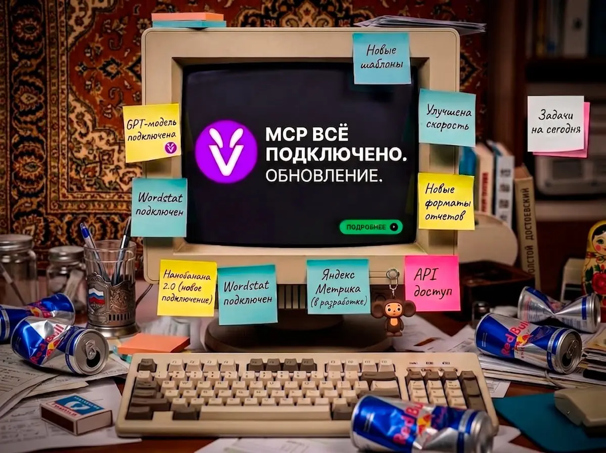 Обновление MCP сервера "Всё подключено"
Что нового:
➕ Добавили Google Nano Banana 2
Новый инструмент для генерации изображений через Kie.ai. Можно использовать прямо из MCP/GPT Actions | Сетка — социальная сеть от hh.ru