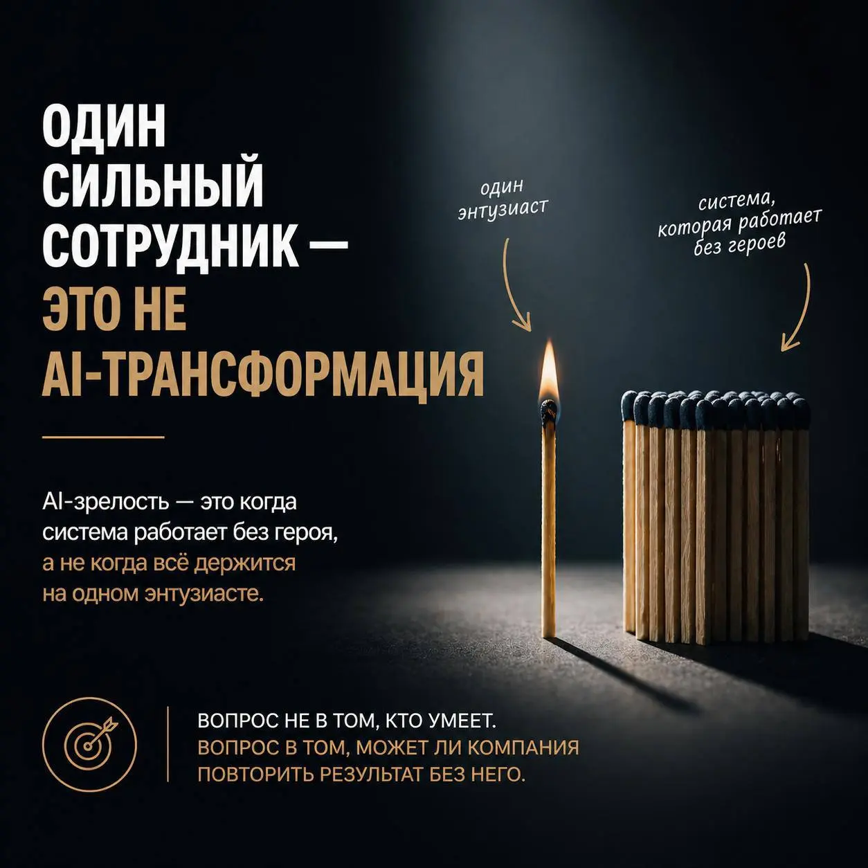 🕐 Один сильный сотрудник - это не AI-трансформация
В компании почти всегда есть такой человек.
Он давно живёт в AI | Сетка — социальная сеть от hh.ru