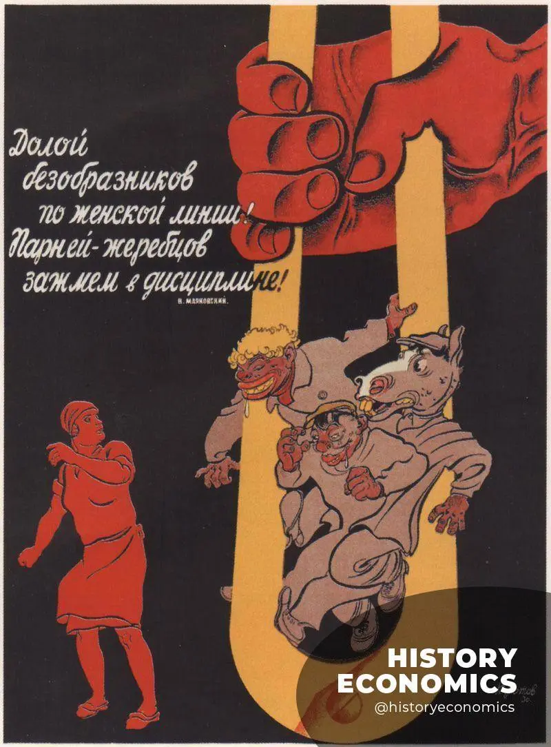 Стиль Маяковского узнается сразу.
1920-е. Социальная реклама под авторством главного советского хулигана. | Сетка — социальная сеть от hh.ru