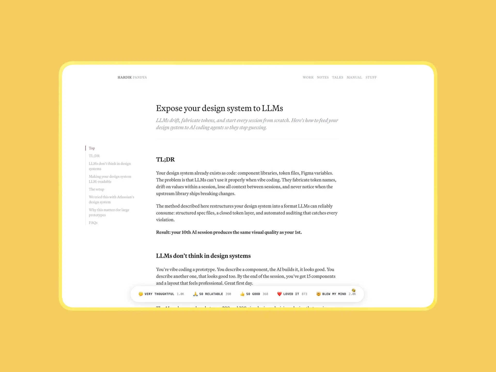 🤖 Почему ИИ-помощник каждый раз заново ломает ваш UI Kit
С AI в разработке почти у всех один и тот же цикл | Сетка — социальная сеть от hh.ru