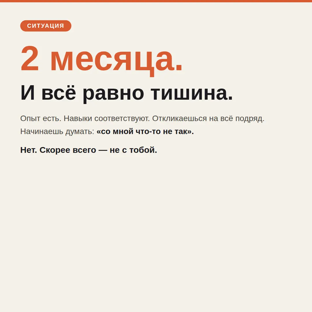 100 откликов и ноль ответов: почему так происходит? | Сетка — социальная сеть от hh.ru