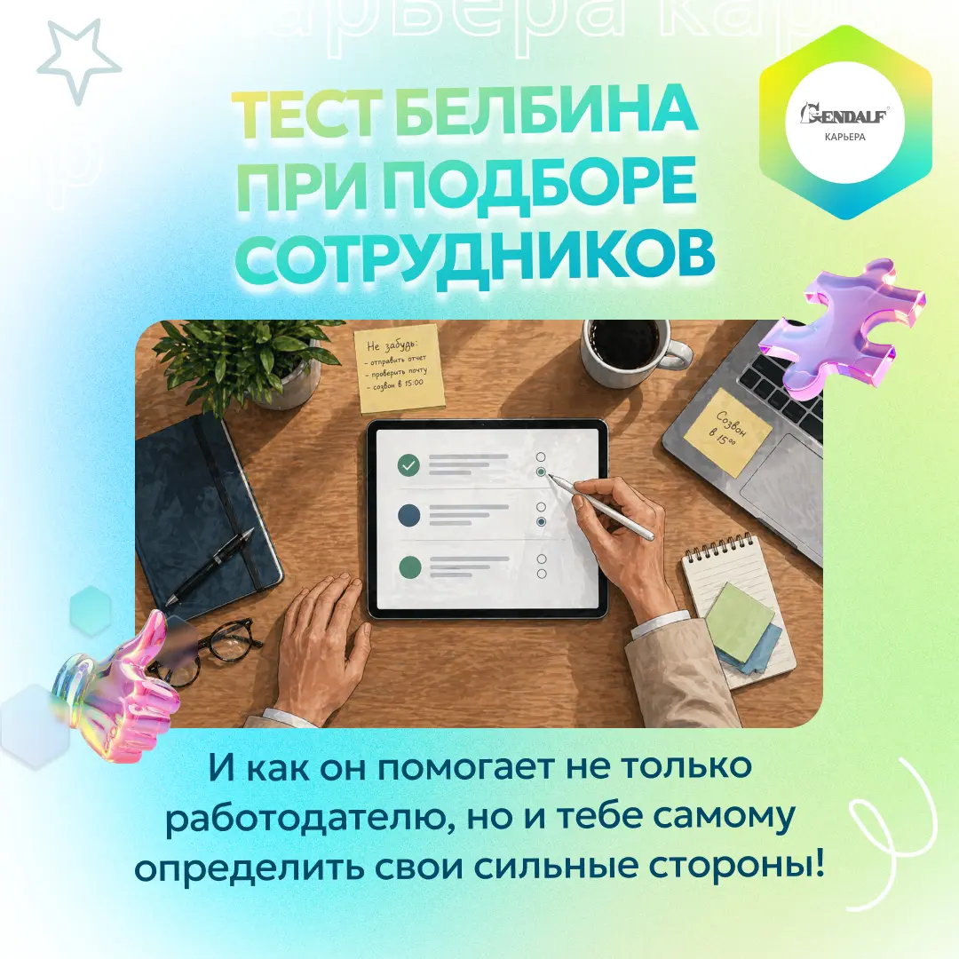 📝 Почему работодатели все чаще используют тест Белбина при подборе сотрудников?
Если в процессе найма вам предлагают пройти тест — это не всегда про «проверку на прочность» | Сетка — социальная сеть от hh.ru