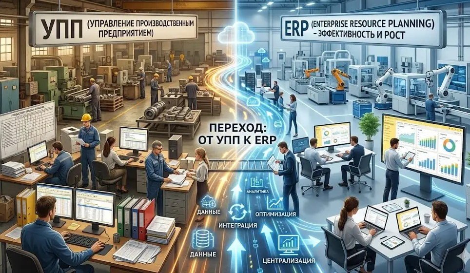 Что на самом деле меняется при переходе с УПП на ERP?
Недавно Вячеслав рассказывал на конференции про особенности перехода с УПП на ERP | Сетка — социальная сеть от hh.ru