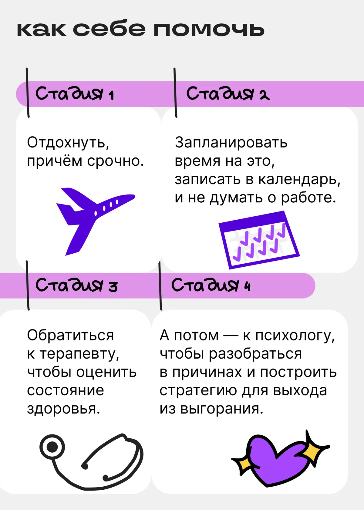 Проверьте, есть ли у вас профессиональное выгорание | Сетка — социальная сеть от hh.ru