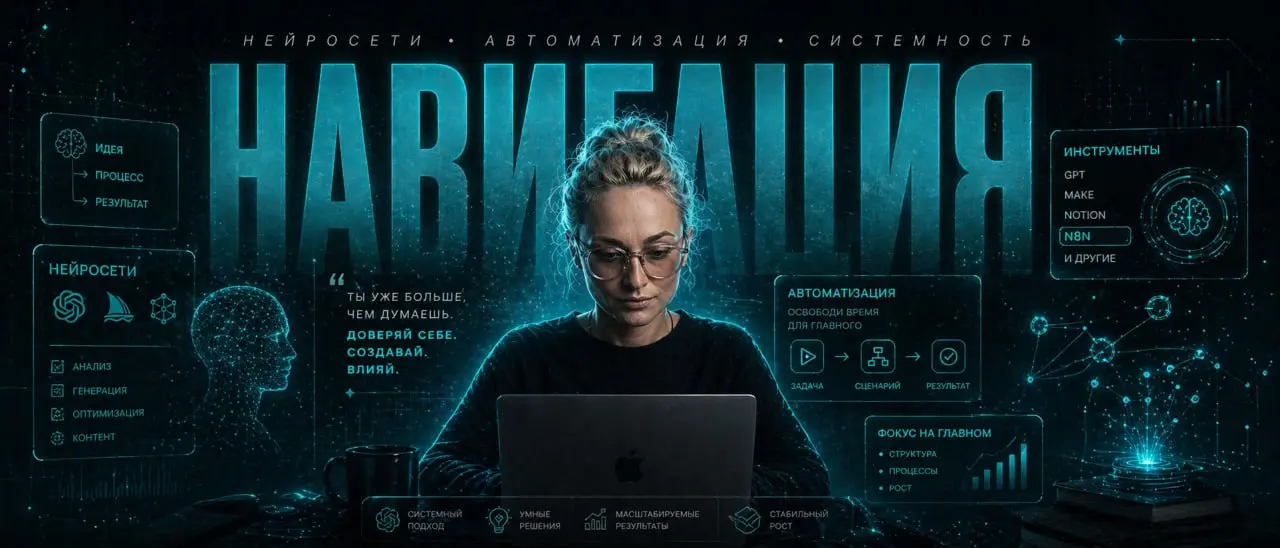 🔠🔠🔠🔠🔠🔠🔠🔠🔠⤵
Для тех кто вновь прибыл, всех приветствую!🥳
Меня зовут Таня Румянцева, увлекаюсь изучением нейросетей и как они могут помочь в ведении бизнеса, продвижения в соцсетях и привлечения трафика | Сетка — социальная сеть от hh.ru