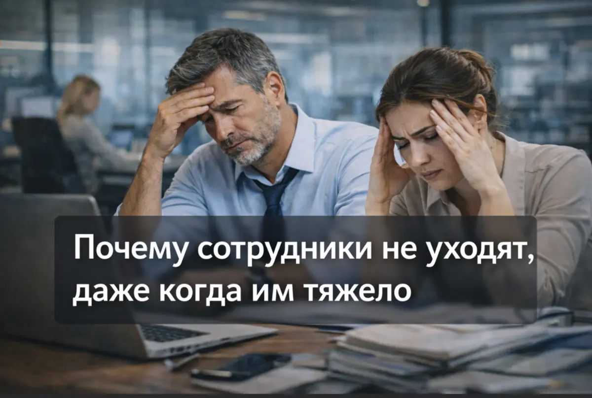 Почему сотрудники не уходят, даже когда им тяжело | Сетка — социальная сеть от hh.ru
