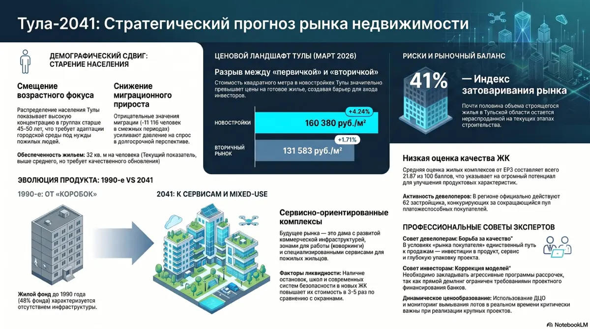 Прогноз рынка недвижимости для Тула на 2041 год | Сетка — социальная сеть от hh.ru