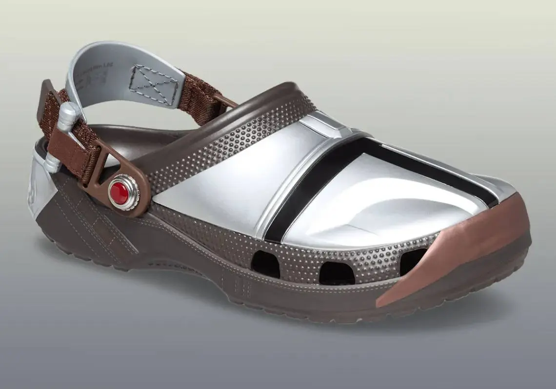 Crocs заколлабились с Мандалорцем и дропнули линейку тематических клоггов:
🍕 Галактические черные с джиббитсами R2D2, Чубакки, Дарта Вейдера и других
🍕 В виде серебряного шлема Мандалорца
🍕 С малышом ... | Сетка — социальная сеть от hh.ru