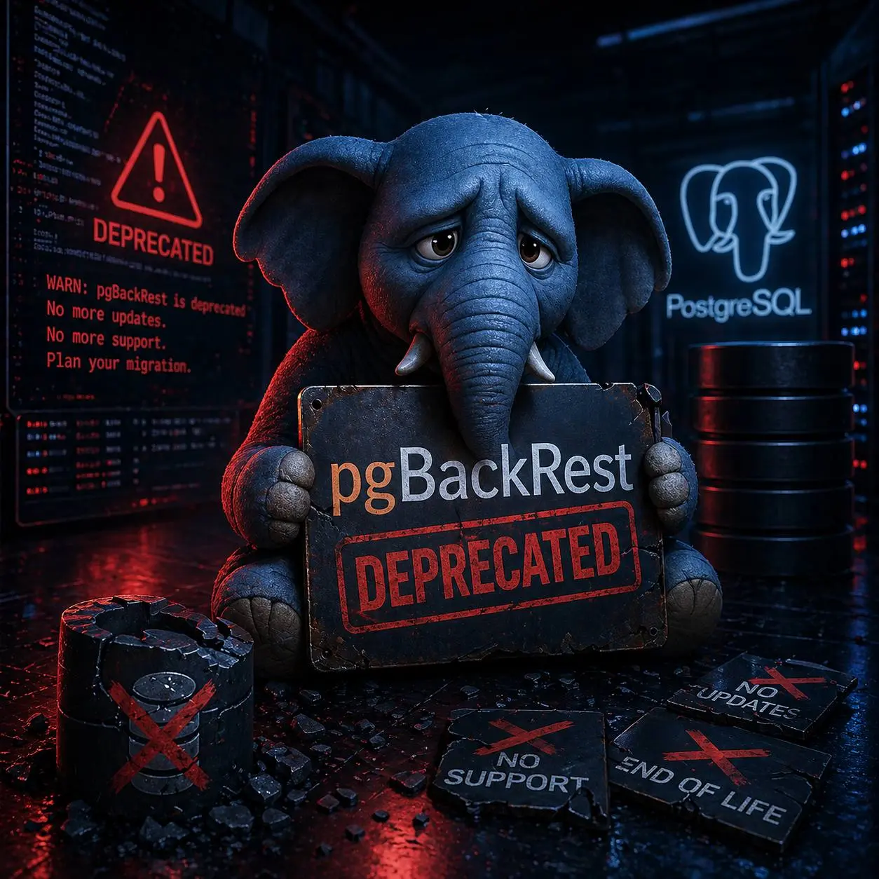 🛠️ 🐘 Популярный инструмент резервного копирования pgBackRest объявлен устаревшим
Мейнтейнер Дэвид Стил опубликовал уведомление о прекращении поддержки pgBackRest — ключевого решения для резервного коп... | Сетка — социальная сеть от hh.ru