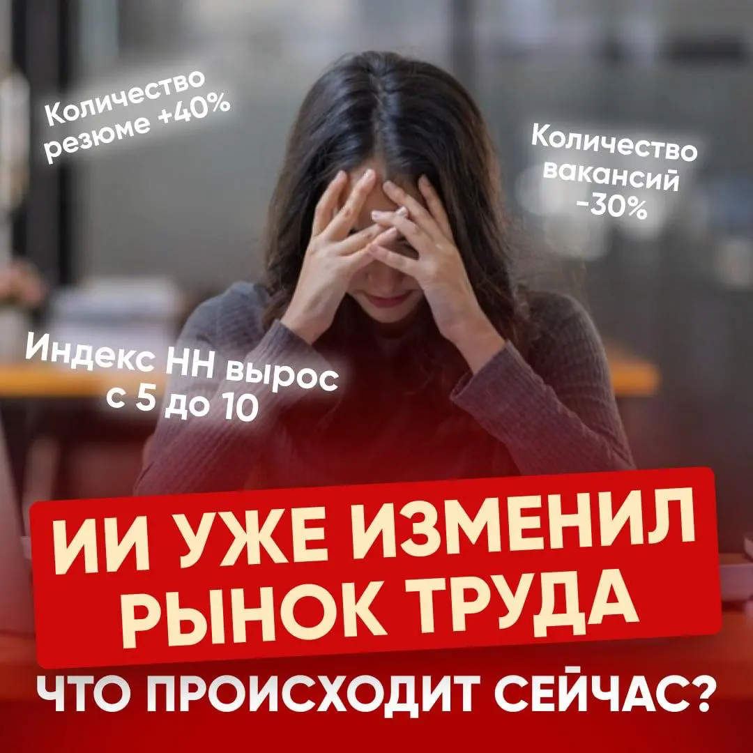 🤖 ИИ УЖЕ ИЗМЕНИЛ РЫНОК ТРУДА. | Сетка — социальная сеть от hh.ru