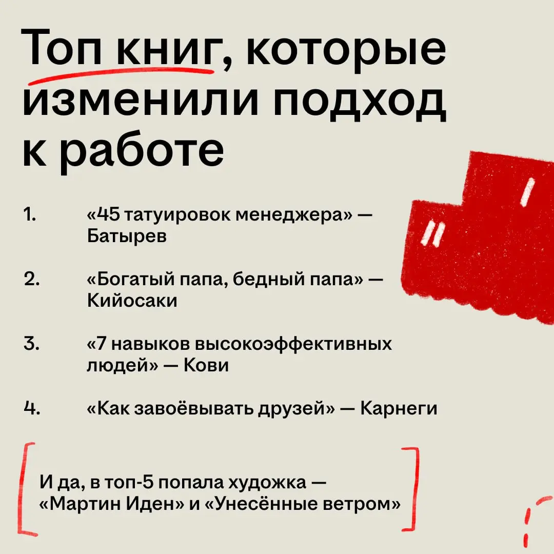 А ты тоже узнаёшь всё полезное из рилсов и тиктока? 🤳
Окей, мы не осуждаем 🤝 Но пока ты скроллишь, топы дочитывают пятую книгу за месяц, и не просто так | Сетка — социальная сеть от hh.ru